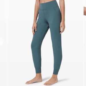 lululemon pocket joggers | 12 blue